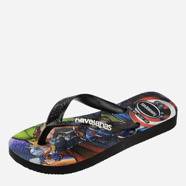 Japonki chłopięce Havaianas 4148300.0090 35-36 (33-34BR) Czarne (7909989475133) - obraz 3