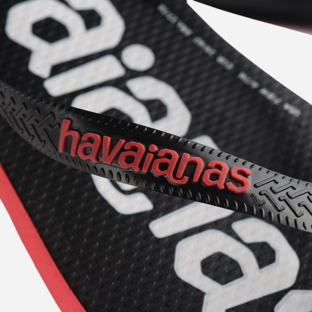 Japonki chłopięce Havaianas 4145741.2090 39-40 (37-38BR) Czarny/Czerwony (7909690336495) - obraz 5