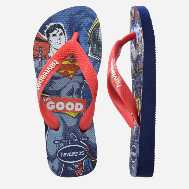 Дитячі в'єтнамки для хлопчика Havaianas 4149874.0555 33-34 (31-32BR) Темно-сині (7909989481929) - зображення 4