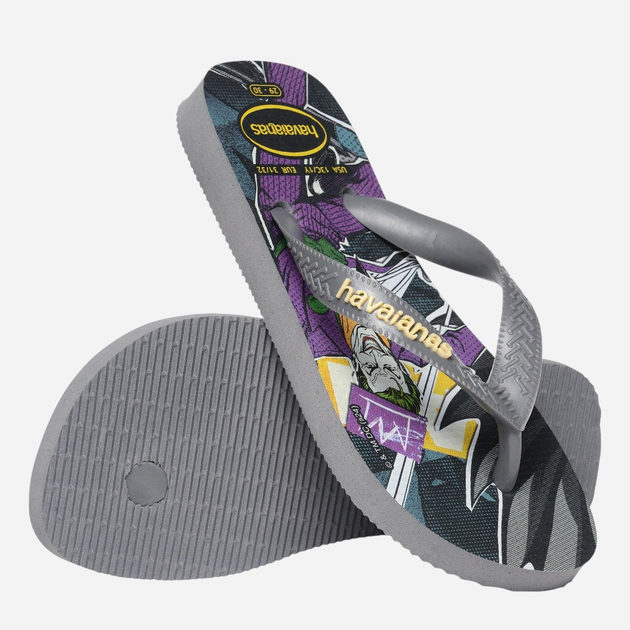 Japonki chłopięce Havaianas 4149874.5178 31-32 (29-30BR) Szare (7909989481981) - obraz 6