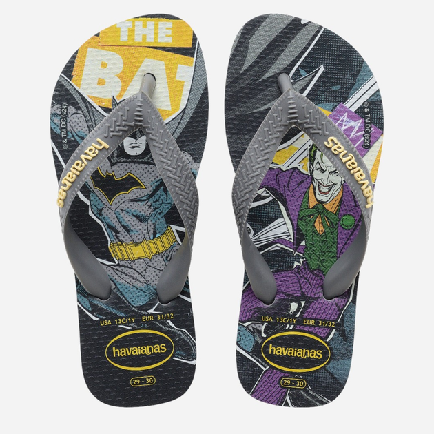 Japonki chłopięce Havaianas 4149874.5178 37-38 (35-36BR) Szare (7909989482018) - obraz 5