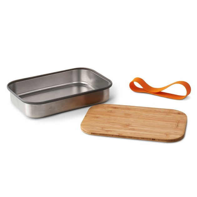 Ланч-бокс Black+Blum Haus Однокамерний з бамбуковою кришкою 900 мл (5060089724100) - зображення 3