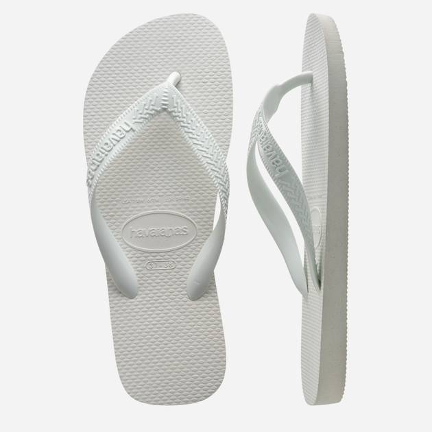 Klapki japonki damskie basenowe Havaianas 4000029.0001 39-40 (37-38BR) Białe (7891109714485) - obraz 7