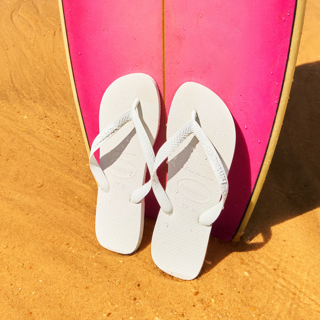 Klapki japonki damskie basenowe Havaianas 4000029.0001 37-38 (35-36BR) Białe (7891109714478) - obraz 9