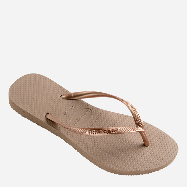 Klapki japonki damskie basenowe Havaianas 4000030.3581 37-38 (35-36BR) Różowe złoto (7891266542051) - obraz 5