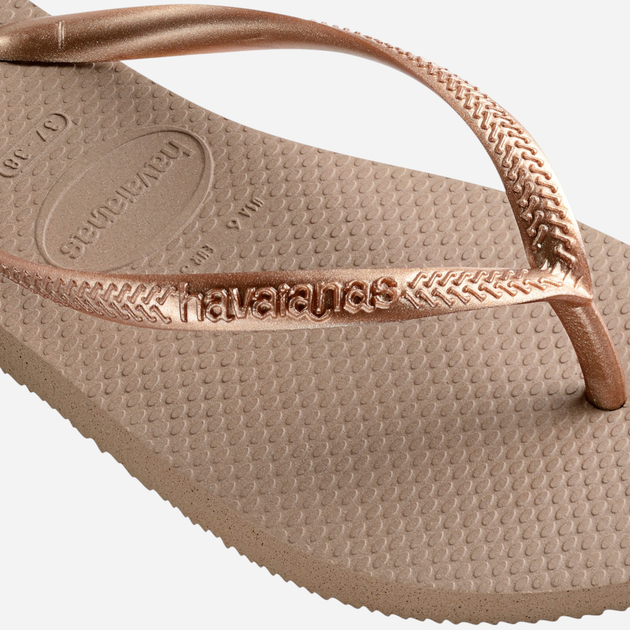 Klapki japonki damskie basenowe Havaianas 4000030.3581 39-40 (37-38BR) Różowe złoto (7891266542068) - obraz 8