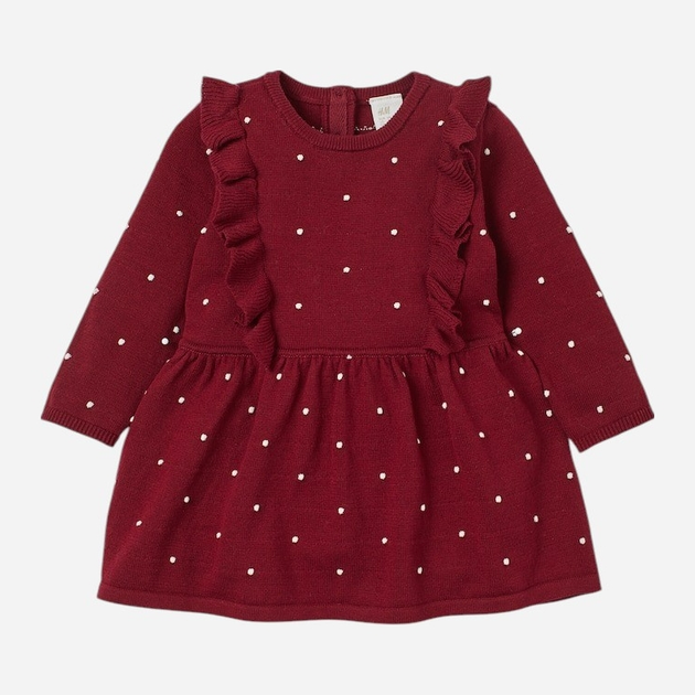Дитяче в'язане плаття для дівчинки H&M 8835692kwer 86 см Бордове від Rozetka на платформі USKIDKA Акція на Дитяче в'язане плаття для дівчинки H&M 8835692kwer 86 см Бордове від Rozetka