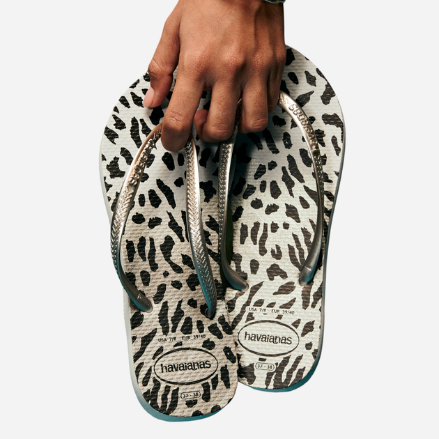 Klapki japonki damskie basenowe Havaianas 4103352.9320 41-42 (39-40BR) Szare (7909989307984) - obraz 5