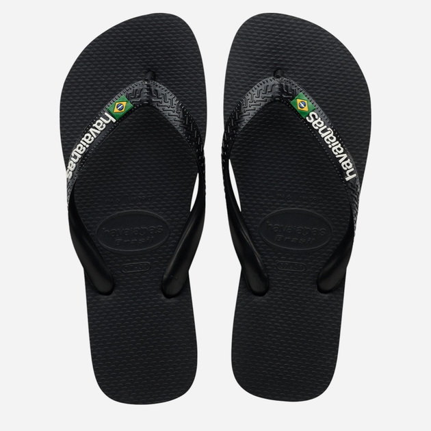 Klapki japonki damskie basenowe Havaianas 4110850.1069 41-42 (39-40BR) Czarne (7891224864607) - obraz 6
