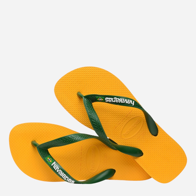 Чоловічі в'єтнамки для пляжу Havaianas 4110850.1740 45-46 (43-44BR) Жовті (7909843310525) - зображення 4