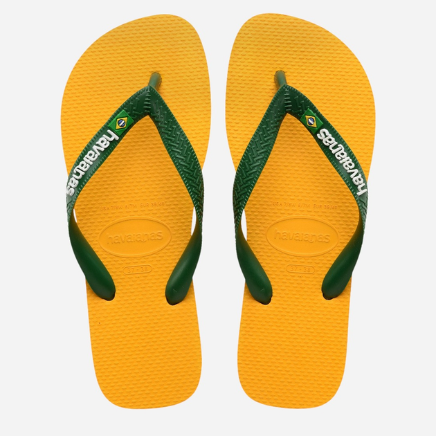 Чоловічі в'єтнамки для пляжу Havaianas 4110850.1740 45-46 (43-44BR) Жовті (7909843310525) - зображення 6