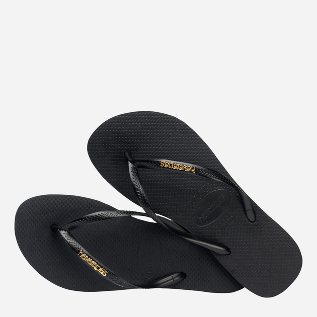 Жіночі в'єтнамки для пляжу Havaianas 4119875.1924 43-44 (41-42BR) Чорні (7895265009225) - зображення 3