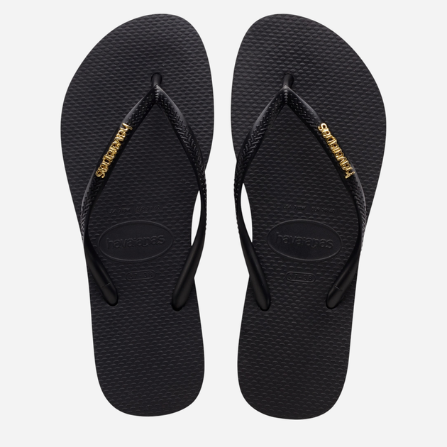Жіночі в'єтнамки для пляжу Havaianas 4119875.1924 43-44 (41-42BR) Чорні (7895265009225) - зображення 4