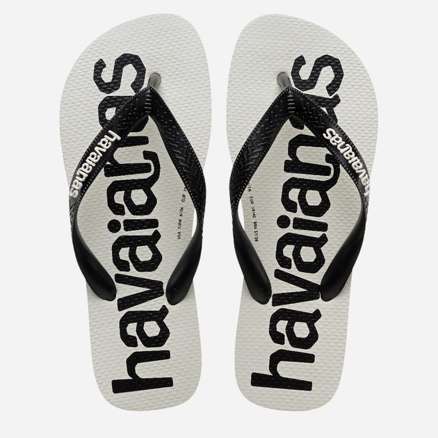 Чоловічі в'єтнамки для пляжу Havaianas 4145741.3624 43-44 (41-42BR) Білий/Чорний (7909989155516) - зображення 5