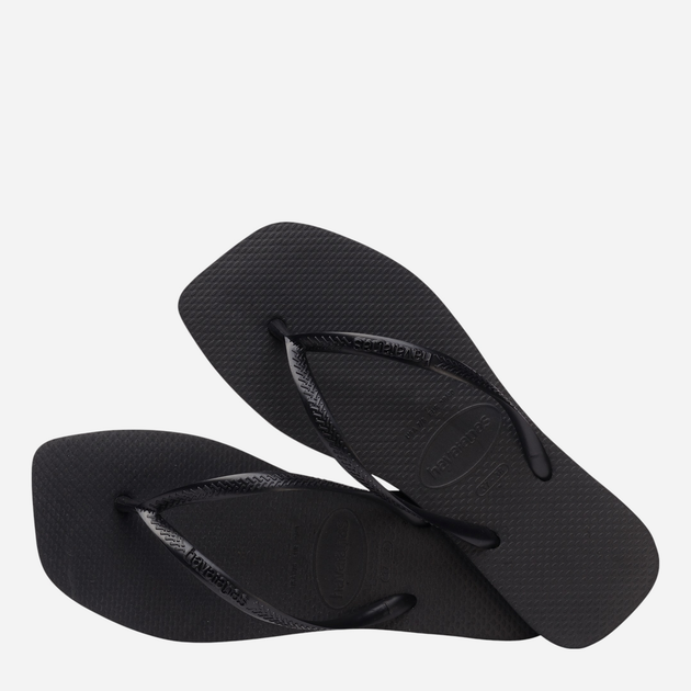 Klapki japonki damskie basenowe Havaianas 4148301.0090 43-44 (41-42BR) Czarne (7909843020622) - obraz 6