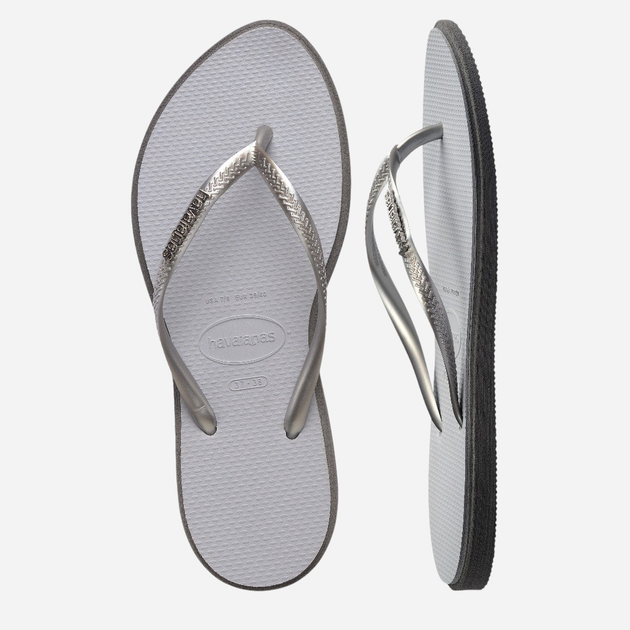 Жіночі в'єтнамки для пляжу Havaianas 4149584.5178 43-44 (41-42BR) Сірі (7909989578575) - зображення 4
