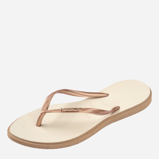 Жіночі в'єтнамки для пляжу Havaianas 4149584.6842 37-38 (35-36BR) Бежевий/Рожеве золото (7909989587010) - зображення 3