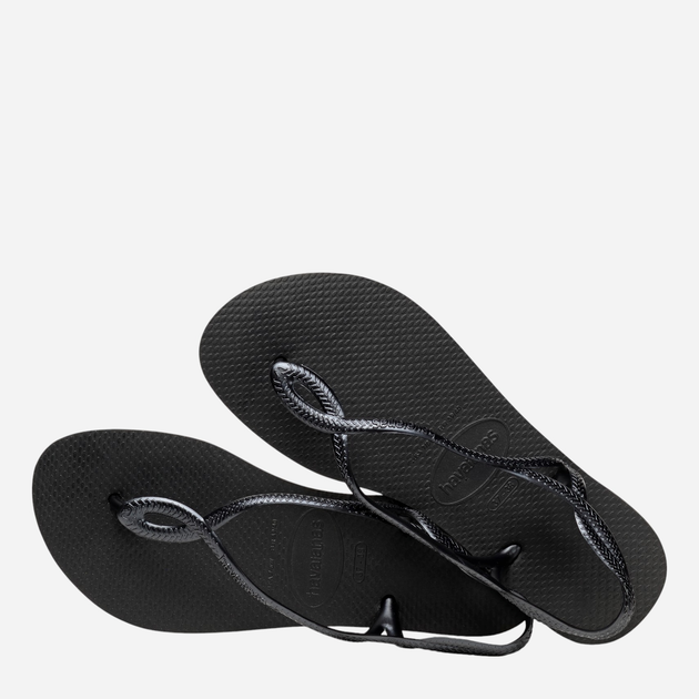 Sandały damskie japonki Havaianas 4129697.0090 37-38 (35-36BR) Czarne (7891224636754) - obraz 3