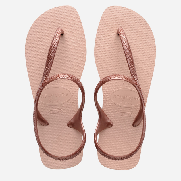 Sandały damskie japonki Havaianas 4000039.3606 41-42 (39-40BR) Bladoróżowy/Złoty (7893249494425) - obraz 7
