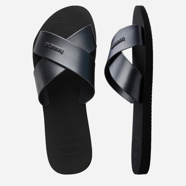 Жіночі шльопанці Havaianas 4148866.0090 41-42 (39-40BR) Чорні (7909843591764) - зображення 4