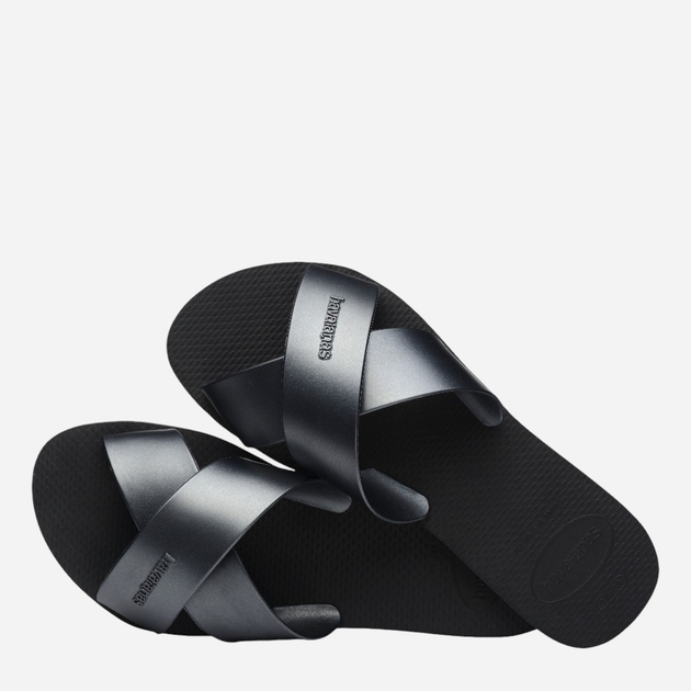 Жіночі шльопанці Havaianas 4148866.0090 37-38 (35-36BR) Чорні (7909843591740) - зображення 3