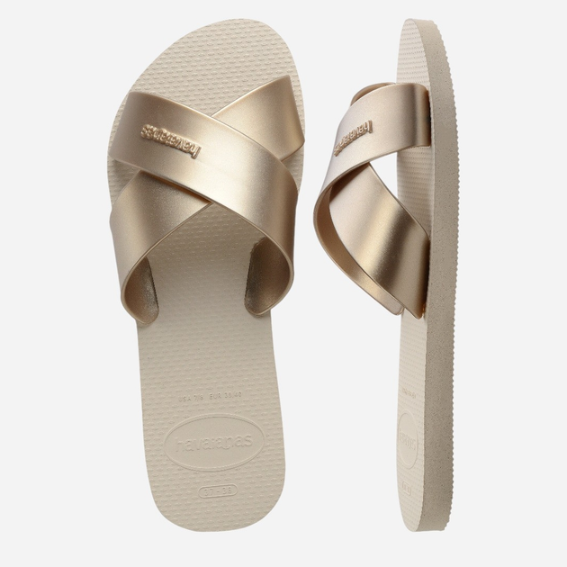 Жіночі шльопанці Havaianas 4148866.0121 43-44 (41-42BR) Бежеві (7909989527931) - зображення 4