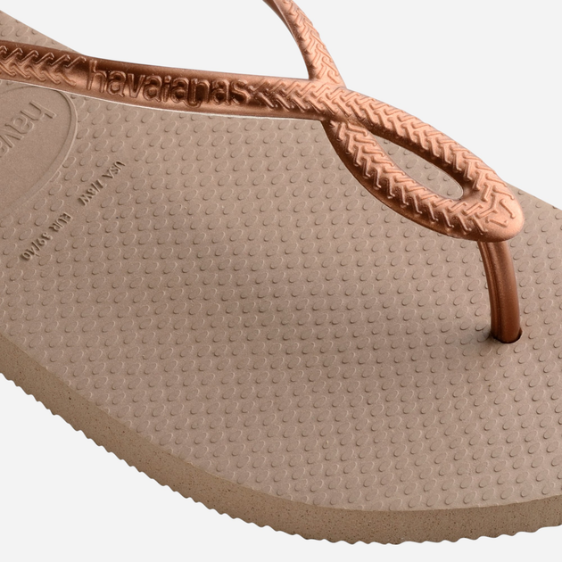 Жіночі сандалії Havaianas 4129697.5282 39-40 (37-38BR) Рожеве золото (7891224099177) - зображення 7