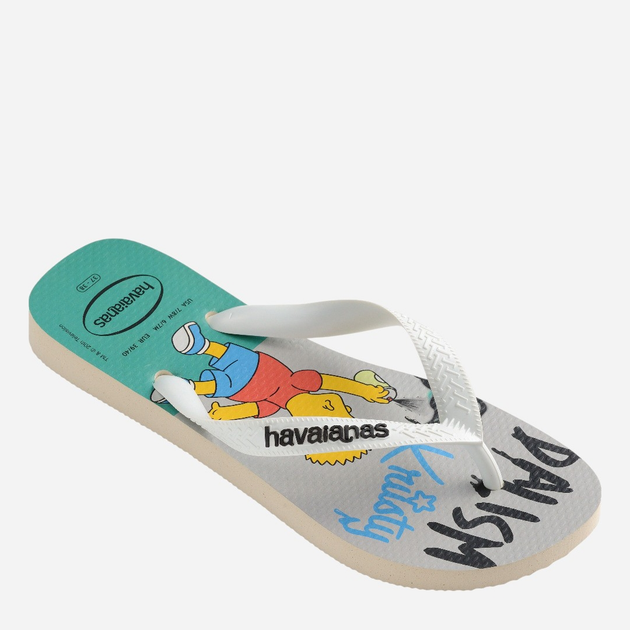 Klapki japonki męskie basenowe Havaianas 4137889.0121 45-46 (43-44BR) Beżowe (7909989480045) - obraz 3