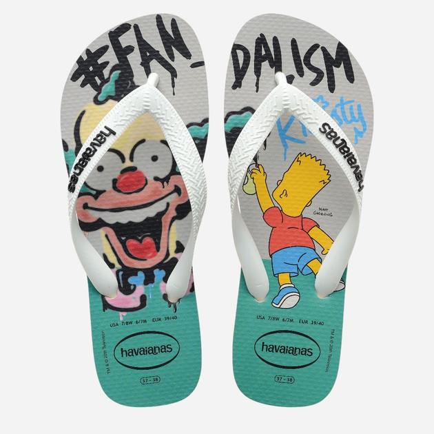 Klapki japonki męskie basenowe Havaianas 4137889.0121 45-46 (43-44BR) Beżowe (7909989480045) - obraz 5