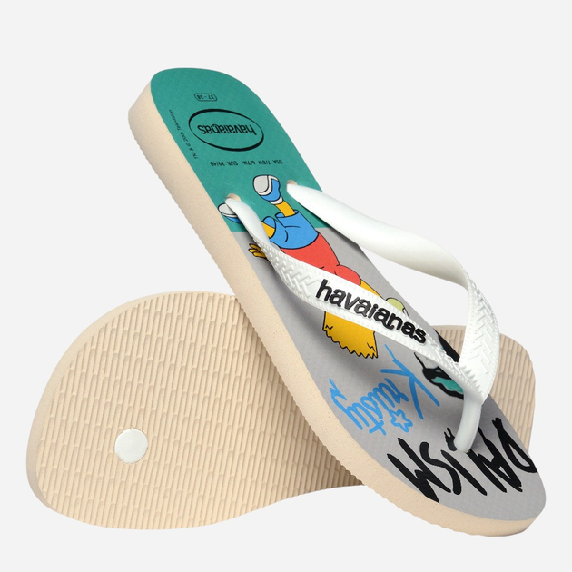 Чоловічі в'єтнамки для пляжу Havaianas 4137889.0121 43-44 (41-42BR) Бежеві (7909989480038) - зображення 6