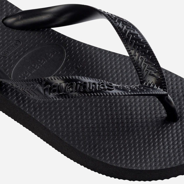 Klapki japonki męskie basenowe Havaianas 4000029.0090 47-48 (45-46BR) Czarne (7895265222068) - obraz 8