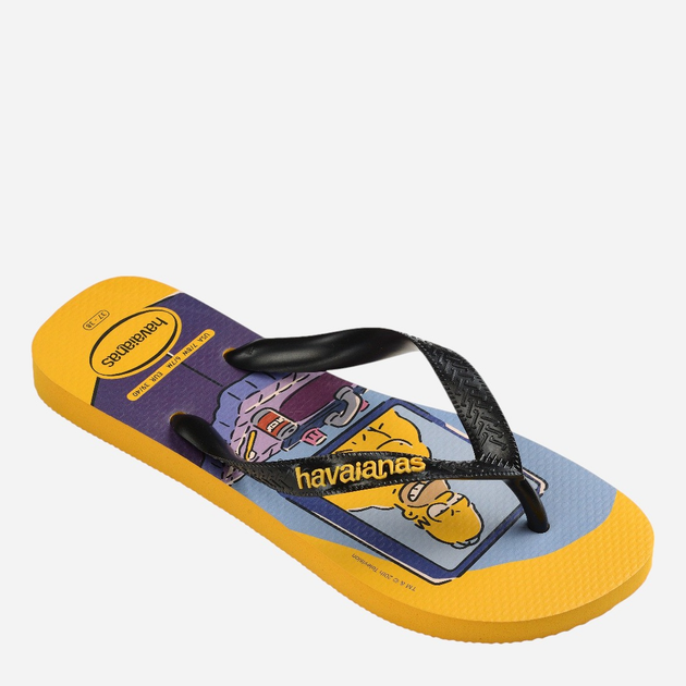 Чоловічі в'єтнамки для пляжу Havaianas 4137889.1740 45-46 (43-44BR) Жовті (7909989480090) - зображення 3
