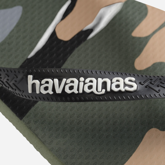 Klapki japonki męskie basenowe Havaianas 4141398.6132 47-48 (45-46BR) Oliwkowy/Czarny (7909843891635) - obraz 5