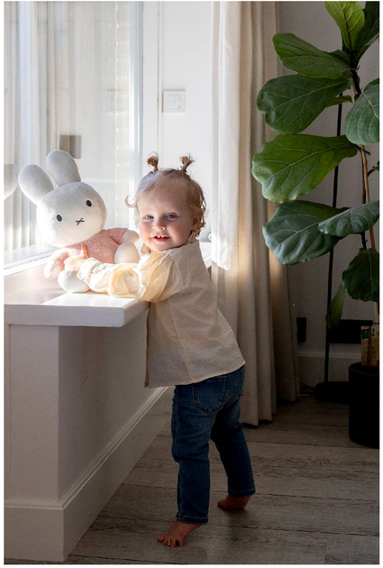 Maskotka Miffy Fluffy Cuddle 35 cm Pink 2012023 (8713291669185) - obraz 4
