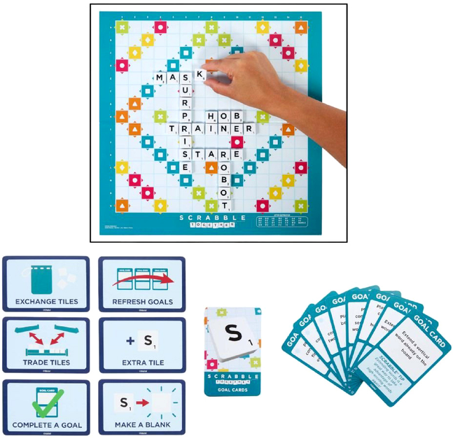 Gra planszowa Mattel Scrabble Original 2014315 (0194735239399) - obraz 10