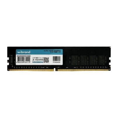 Модуль пам'яті для комп'ютера DDR4 16GB 3200MHz Wibrand (WI3200DDR4D/16GB) - Фото 1 Модуль пам'яті для комп'ютера DDR4 16GB 3200MHz Wibrand (WI3200DDR4D/16GB) - зображення 1