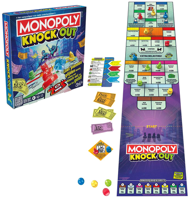 Настільна гра Hasbro Monopoly Knockout 2014720 (5010996217936) - зображення 3