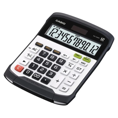 Калькулятор Casio WD-320MT-W-EC, черно-белый (CALC-CAS-WD-320MT-W) - Фото 1 Калькулятор Casio WD-320MT-W-EC, черно-белый (CALC-CAS-WD-320MT-W) - изображение 1