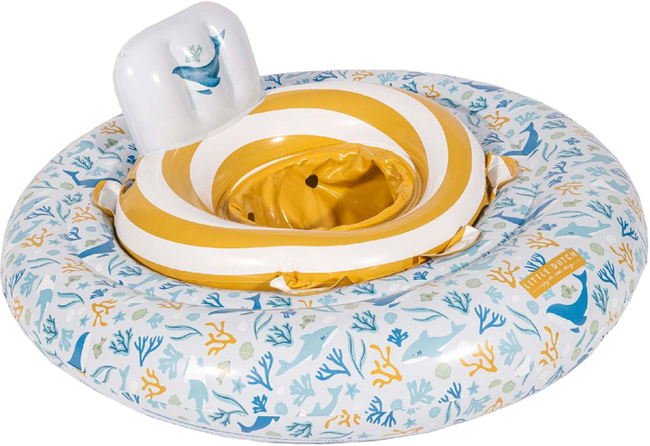 Колесо для купання Little Dutch Ocean Dreams Babyfloat Swimming Wheel синє 2012847 (8712051132297) - зображення 3