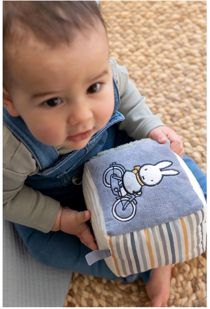 Kostka sensoryczna Miffy Fluffy Cubic Green NIJN927 (8713291669277) - obraz 7