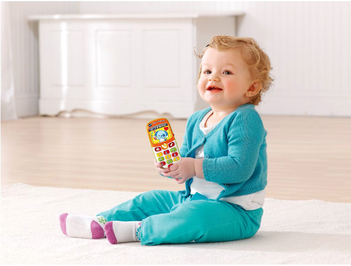 Zabawka interaktywna Vtech Baby Telefon dla dziecka 2003573 (3417761381236) - obraz 4