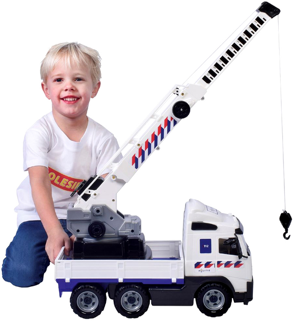 Dźwig Cavallino Toys Police Mobile Crane 49 cm Wersja holenderska 2002951 (8719214073824) - obraz 4