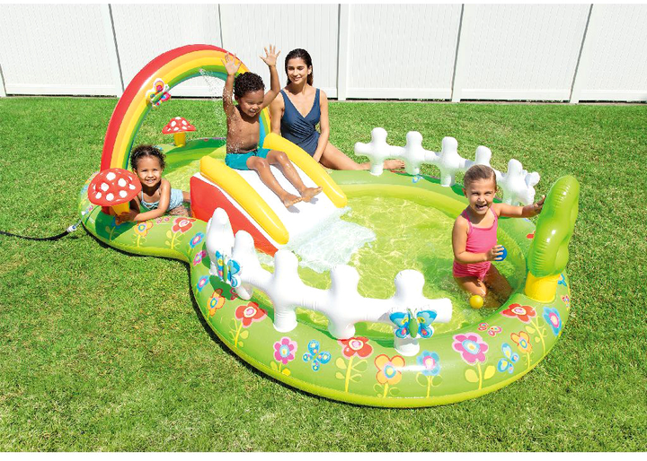 Plac zabaw dmuchany Intex Garden Play Center 290 x 180 cm (6941057420165) - obraz 7