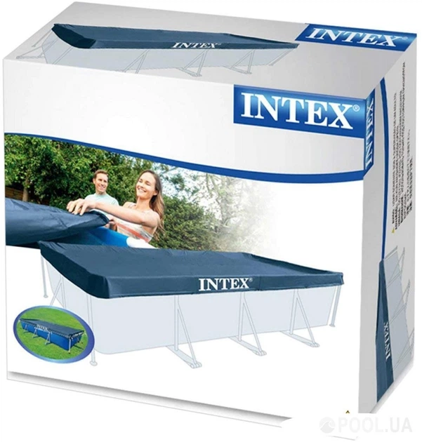 Тент-чохол для каркасного басейну Intex Rectangular Frame 460x226 см (28039) - зображення 7