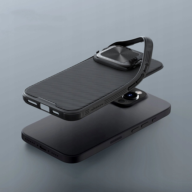 Etui Nillkin CamShield Pro Case do Apple iPhone 16 Pro Black (6902048282063) - obraz 8