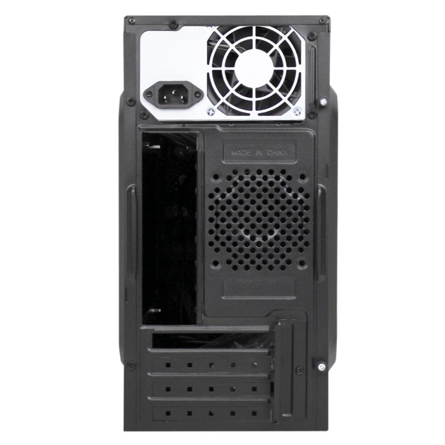Корпус LogicPower БП 400Вт 2xUSB 2.0 MATX пластик металл черный - изображение 3