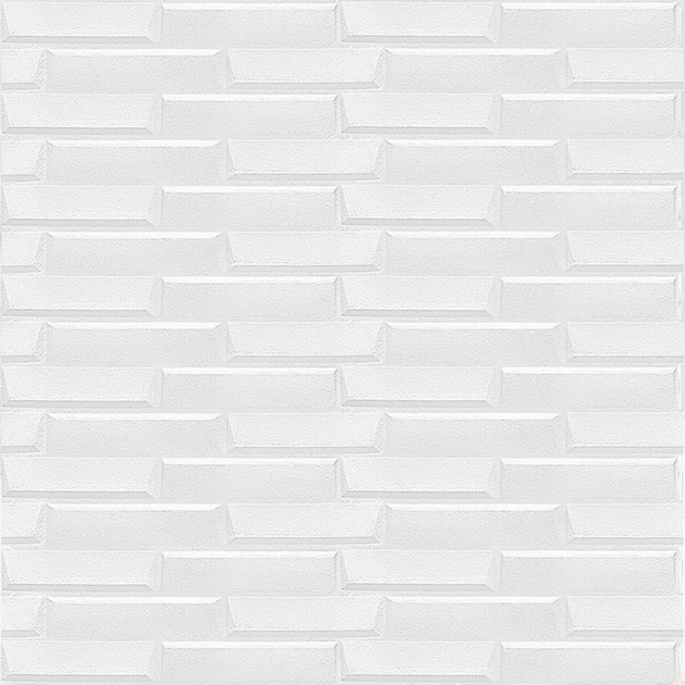 Самоклеющаяся 3D панель Sticker Wall белая кладка 3080х700х5мм SW-00001759 - изображение 2