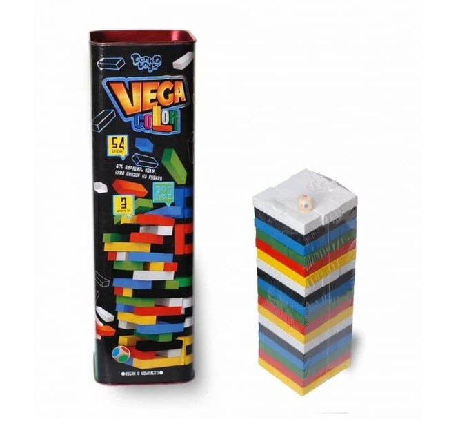 Настільна гра ДЖАНГА VEGA COLOR українською - Фото 2 Настільна гра ДЖАНГА VEGA COLOR українською - зображення 2