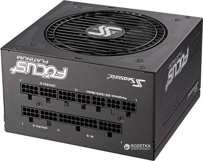 電源ユニット Seasonic 850W 80PLUS Platinum SSR-850PX Блок питания Seasonic Focus Plus Platinum SSR-850PX 850W – фото