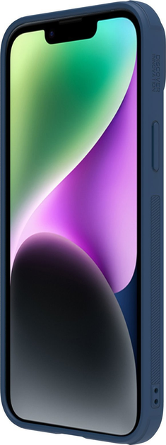 Панель Nillkin CamShield Leather S Case для Apple iPhone 14 Plus Blue (6902048249721) - зображення 4
